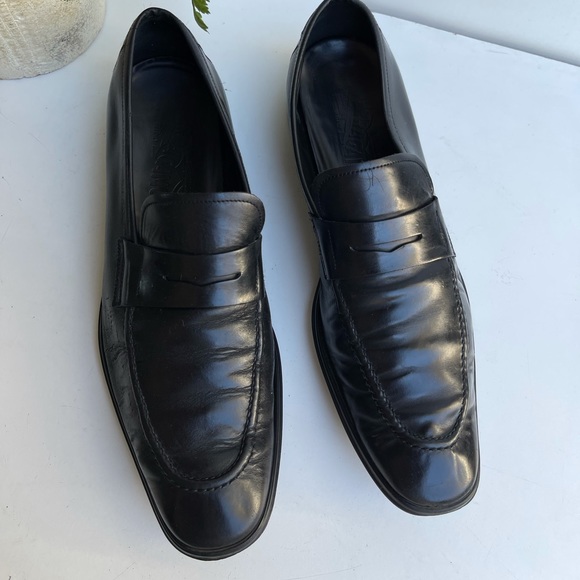 Salvatore Ferragamo🍂🍁black leather Loafers 7.5 - Picture 9 of 9